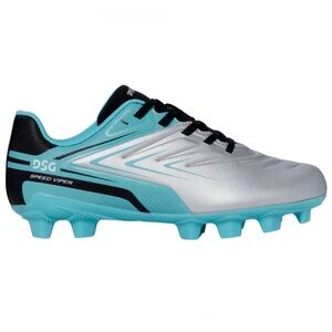 DSG Kids' Speed Viper Soccer Cleats - Grey & Teal
